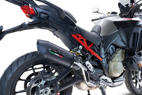 Ducati Multistrada V4 Rally 2023-2024 Exhaust GPR Slip-on Furore Evo4 Nero