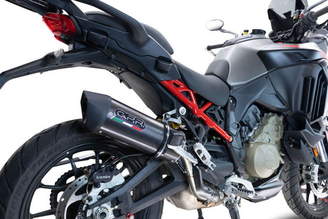 Ducati Multistrada V4 Grand Tour 2024-2025 Exhaust GPR Slip-on Furore Evo4 Poppy