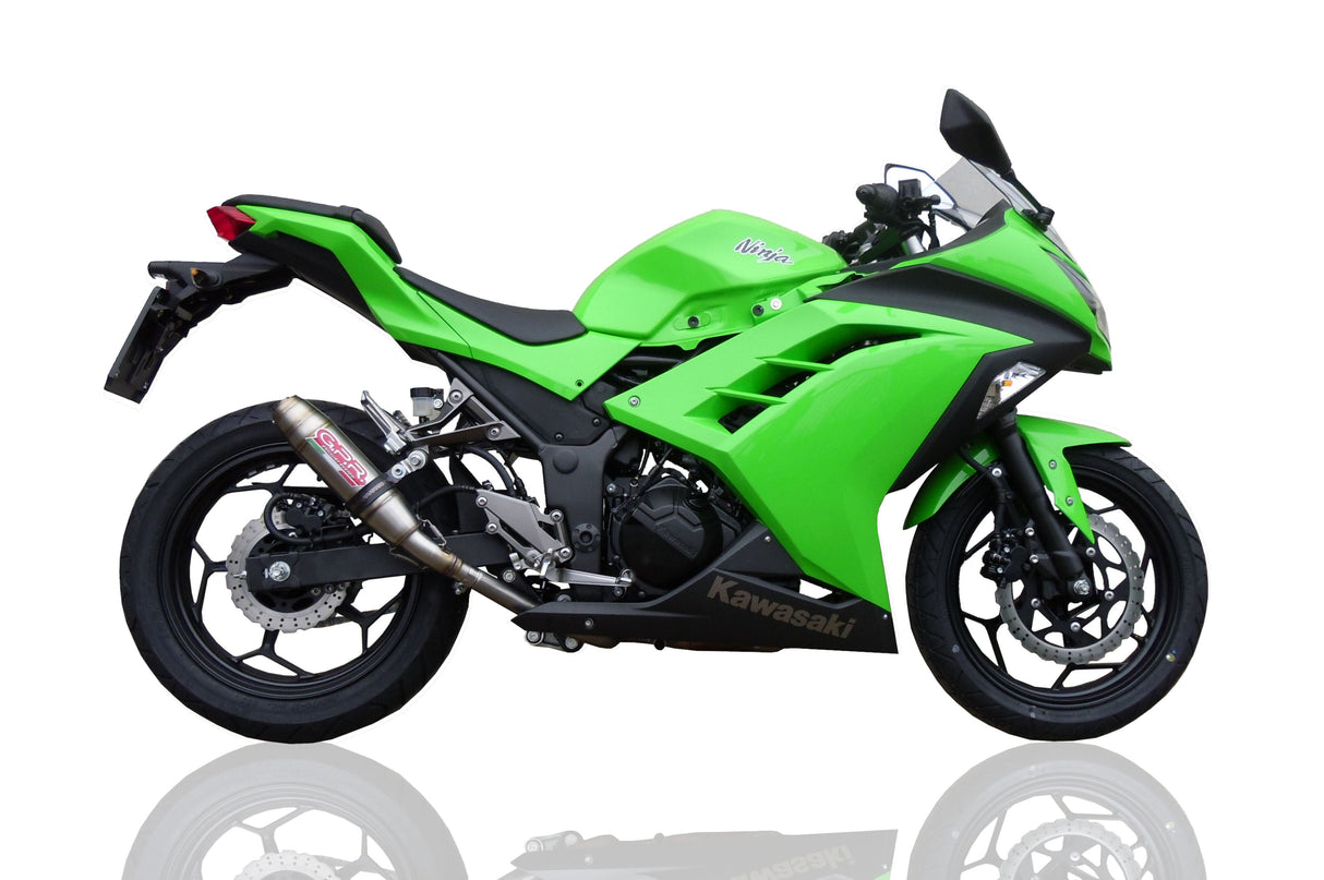 Kawasaki Ninja 300R 2012-2017 Exhaust GPR Full System Deeptone Inox