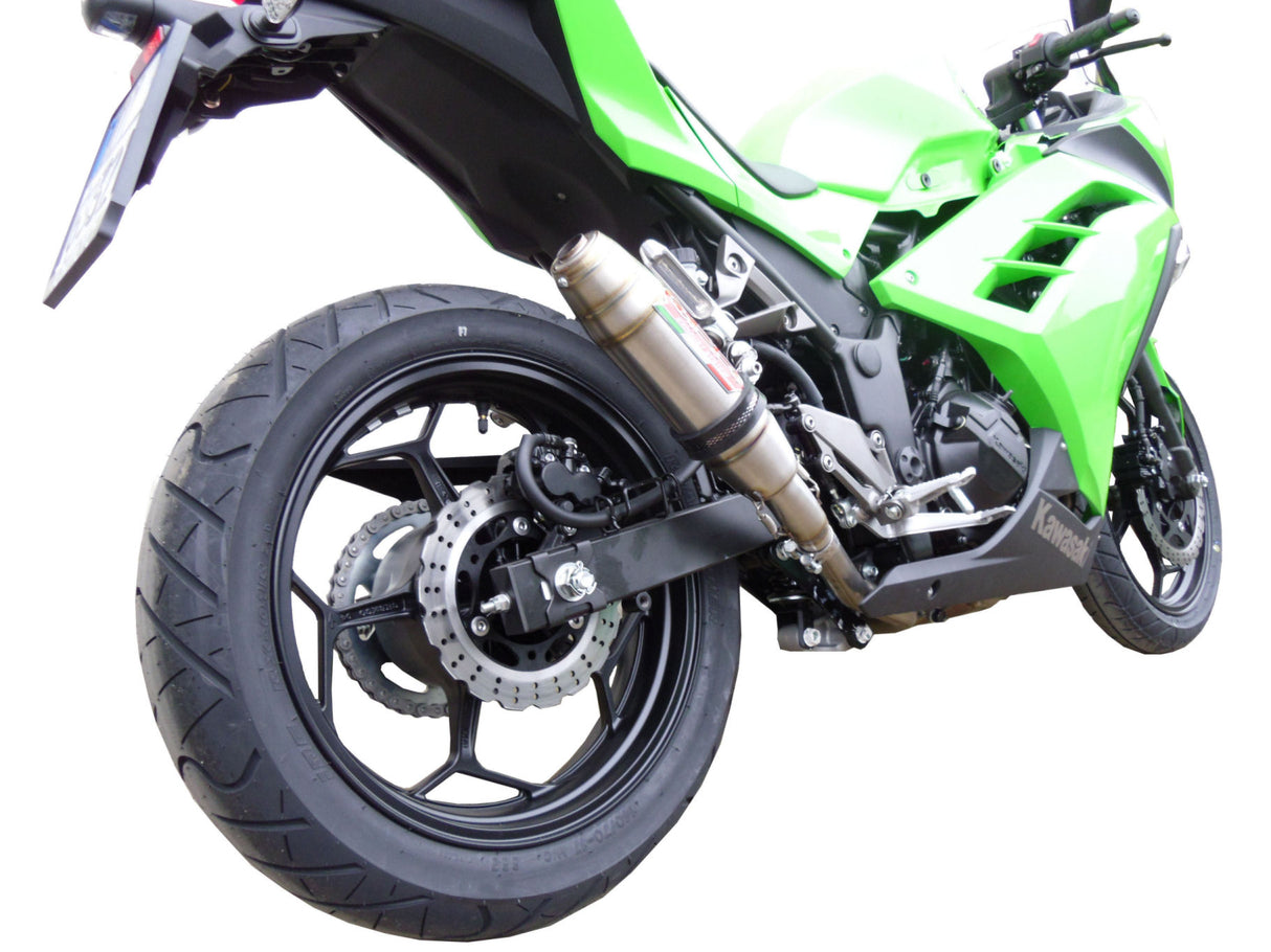 Kawasaki Ninja 300R 2012-2017 Exhaust GPR Slip-on Deeptone Inox