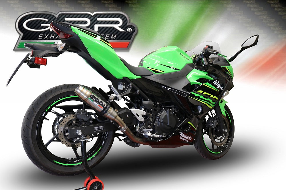 Kawasaki Ninja 400 2018-2022 Exhaust GPR Slip-on Deeptone Inox