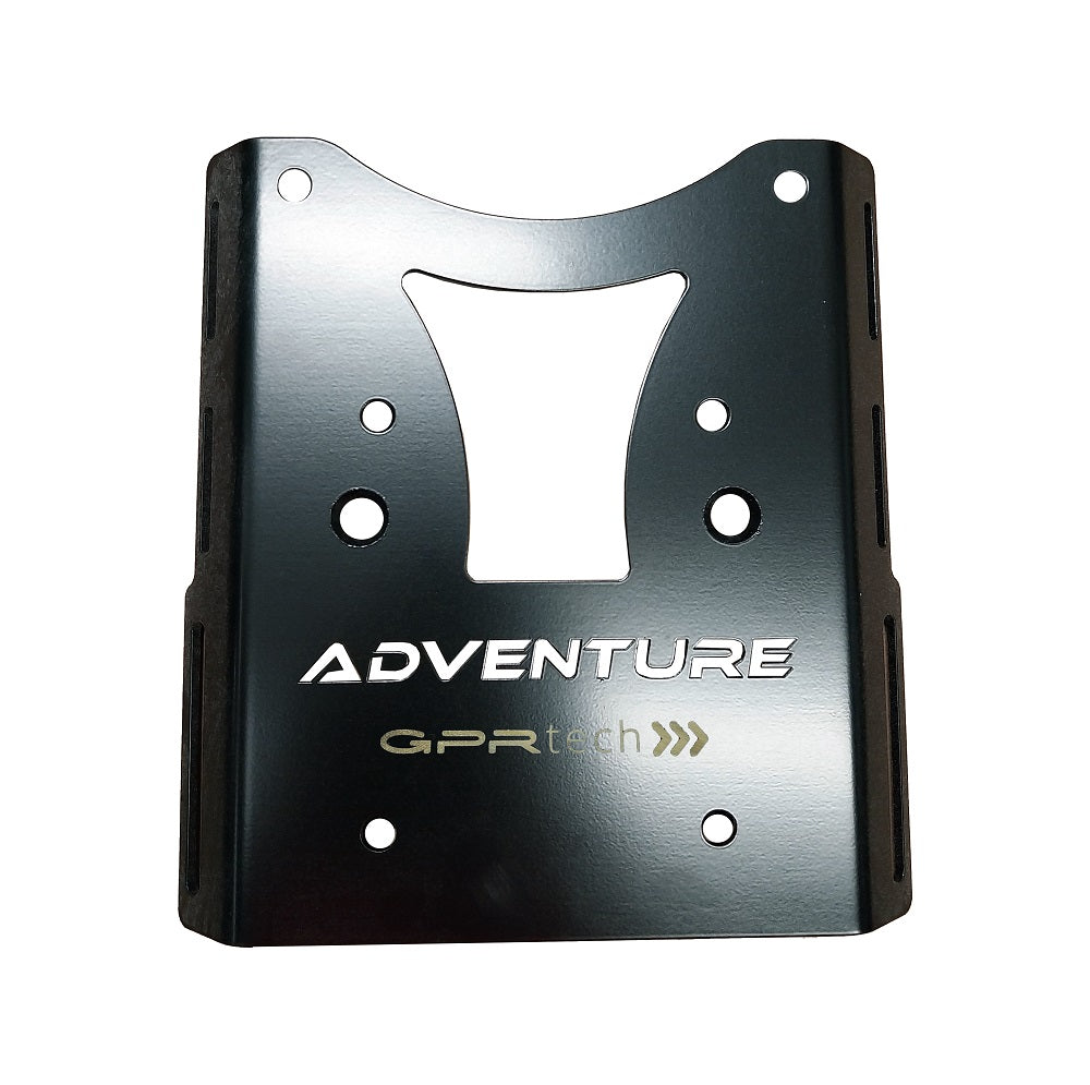 KTM Adventure 790 2021-2023 GPR Tech 35L Aluminum Top Case, Silver with Mounting Plate