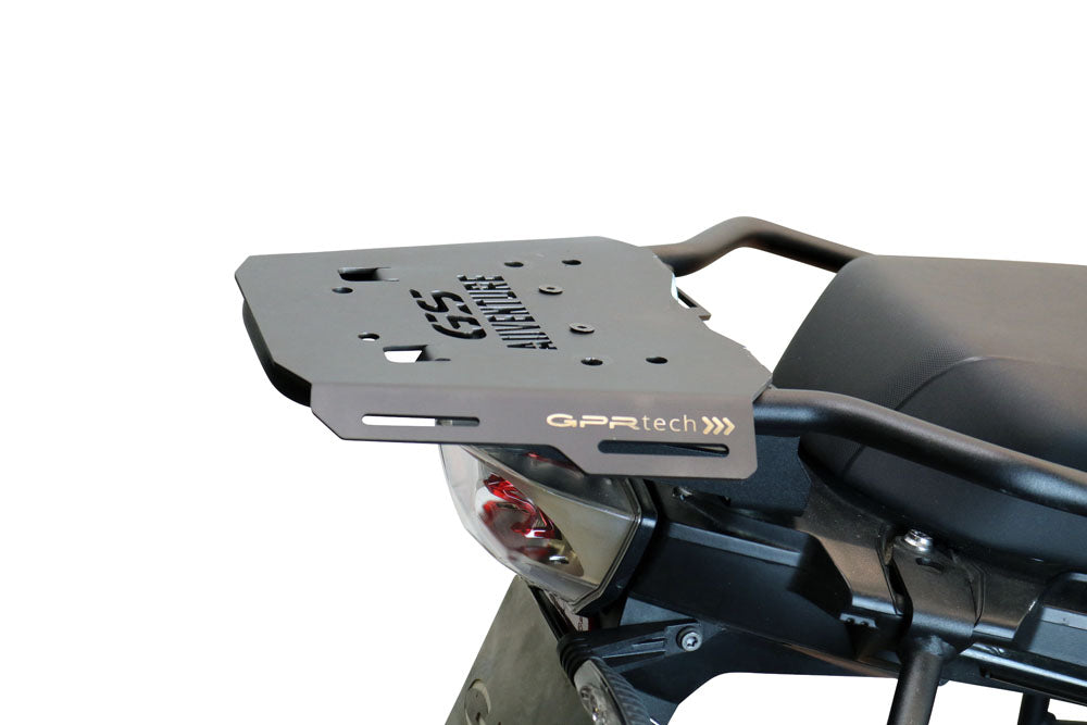 BMW F850GS Adventure 2021-2023 GPR Tech 35L Aluminum Top Case, Silver with Mounting Plate