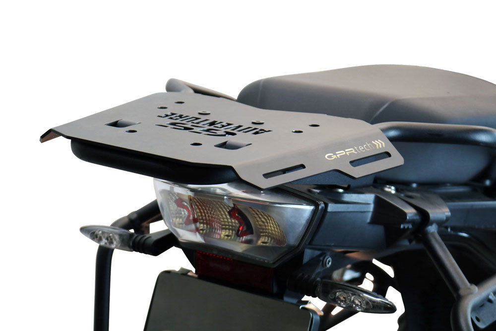 BMW R1250GS - Adventure 2019-2020 GPR Tech 45L Aluminum Top Case, Black with Mounting Plate