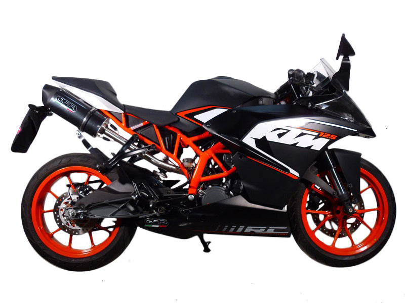 KTM Rc 200 2014-2021 Exhaust GPR Slip-on Furore Nero
