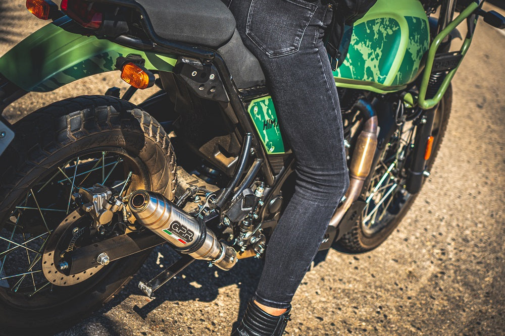 Royal Enfield Himalayan 410 2017-2020 D.36 Exhaust GPR Slip-on Deeptone Inox