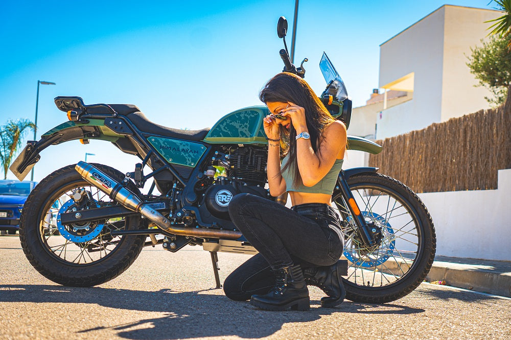 Royal Enfield Himalayan 410 2017-2020 D.36 Exhaust GPR Slip-on Deeptone Inox