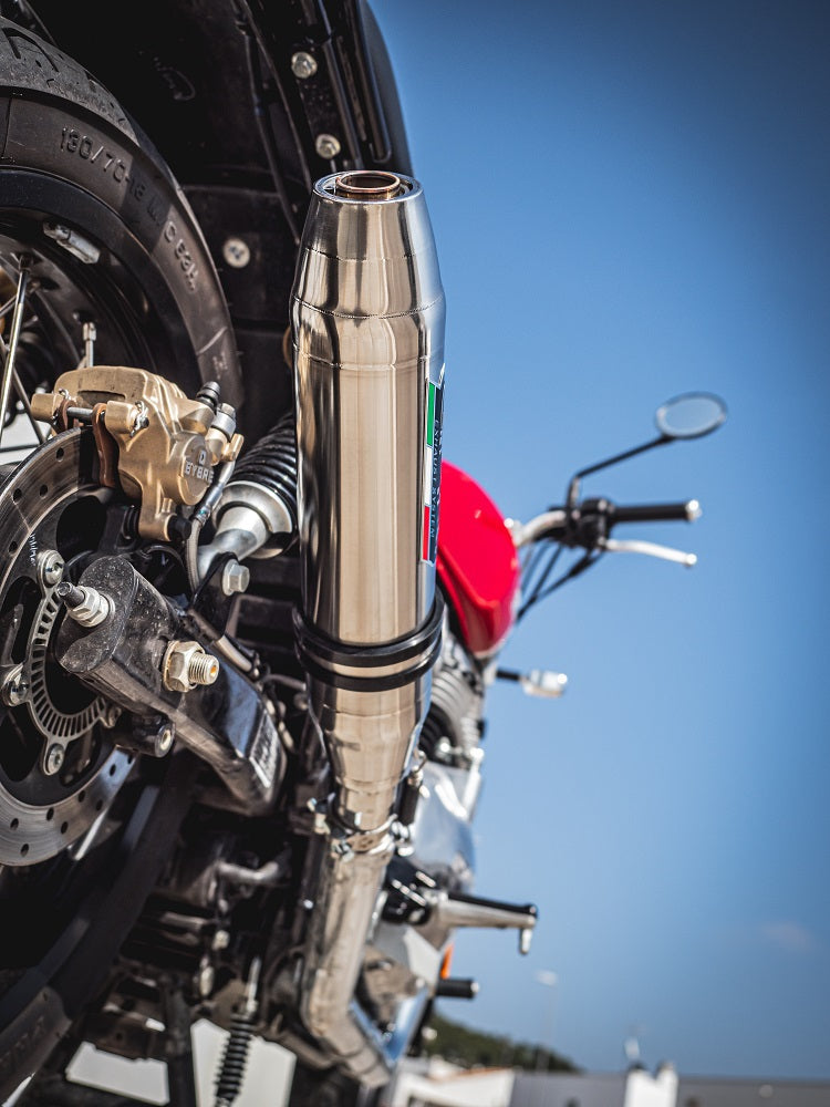 Royal Enfield Continental 650 2019-2020 Exhaust GPR Double Slip-on Deeptone Inox