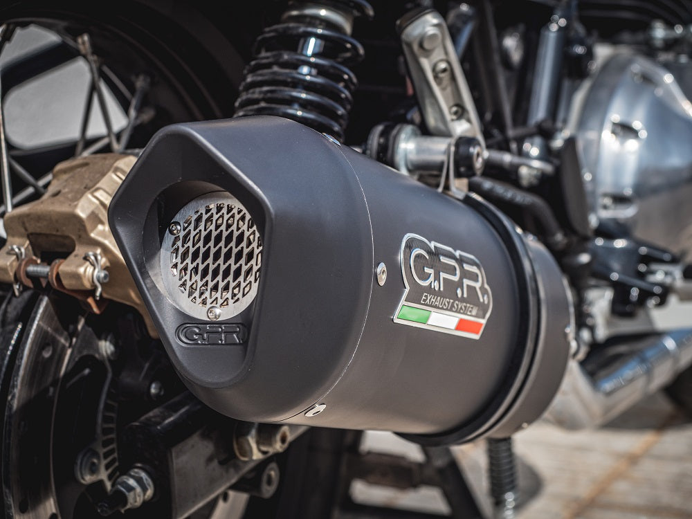 Royal Enfield Interceptor 650 2019-2020 Exhaust GPR Double Slip-on Furore Evo4 Nero
