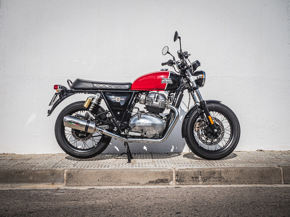 Royal Enfield Continental 650 2019-2020 Exhaust GPR Double Slip-on Satinox