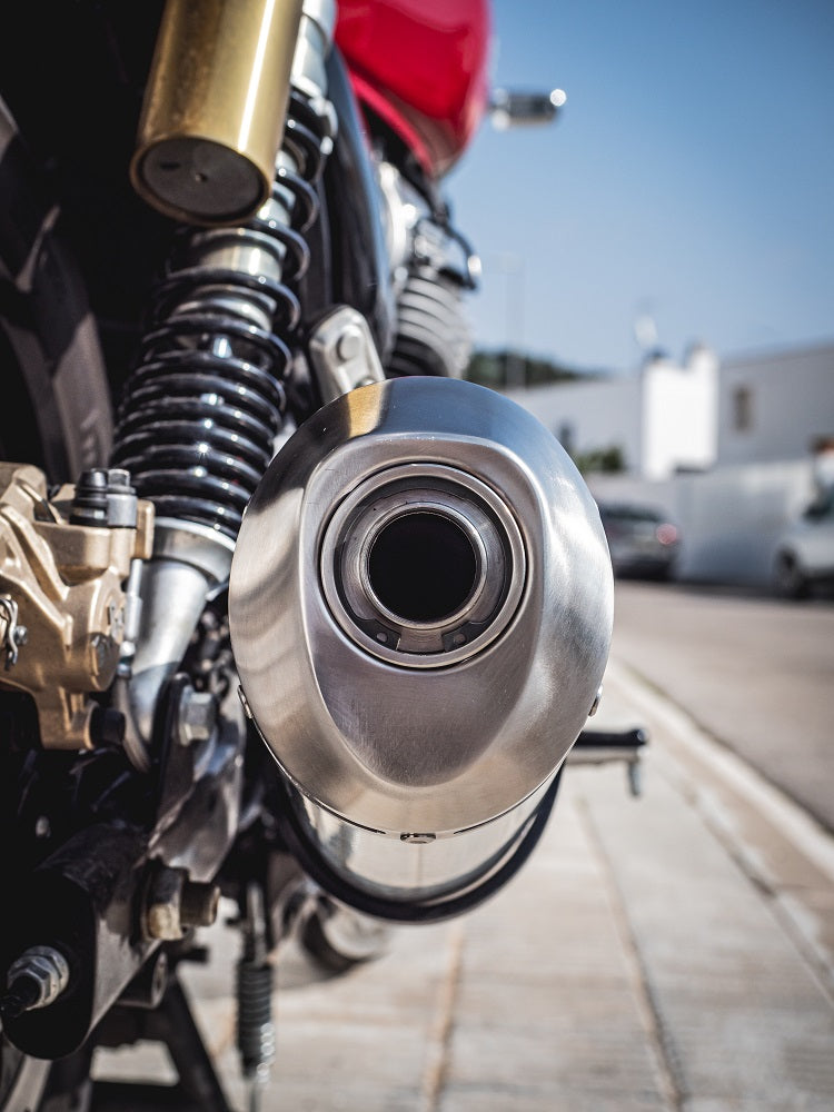 Royal Enfield Continental 650 2021-2024 Exhaust GPR Double Slip-on Satinox