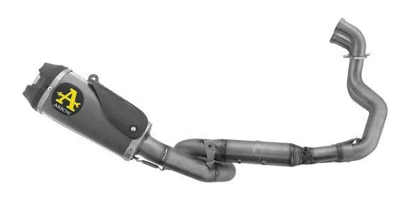 71979PKN Arrow Works HOMOLOGATED NICHROM "DARK" full system with Catalytic converter  SUZUKI GSX-8S /R 2022-2025