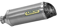 71863AKN Arrow Thunder Exhaust, Aluminum "DARK" with Carbon Cap for Yamaha YZF-R6 08-25