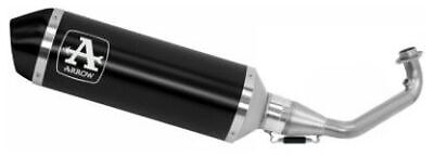 Arrow Vespa Gts 125 21-23 Aluminum Dark Urban Silencer With Collector 53550ann