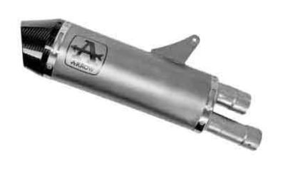 71955PK  Arrow Exhaust Race-Tech Slip-on Exhaust, Titanium for Triumph Speed Triple 1200 RS 21-24