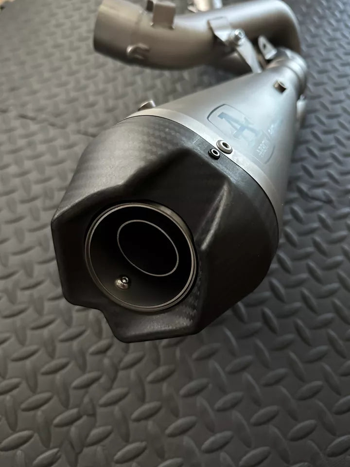 Arrow Ducati Panigale /Streetfighter V4 V4S 18-24 Racing Double Works Titanium Silencers + 1:1 Titanium Link Pipe 71162pk