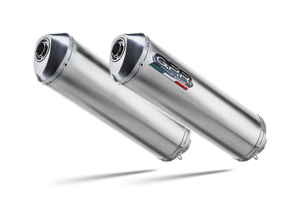 Yamaha Tdm 850 1991-01 Exhaust GPR Double Slip-on Satinox