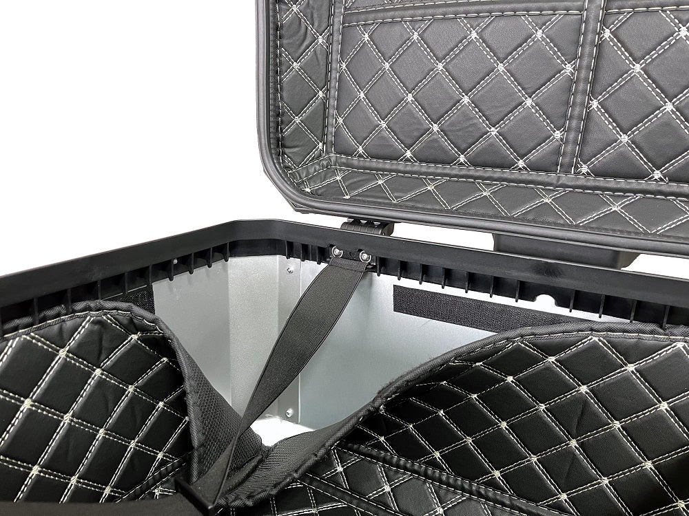 BMW F750GS 2021-2023 GPR Tech 55L Aluminum Top Case, Black with Mounting Plate