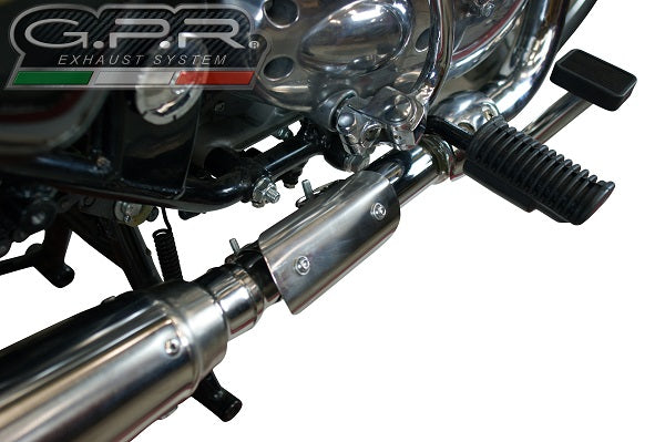 Royal Enfield Classic - Bullet Efi 500 2017-2020 Exhaust GPR Slip-on Satinox