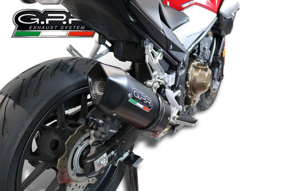 Honda CB500F 2019-2020 Exhaust GPR Slip-on Furore Evo4 Nero