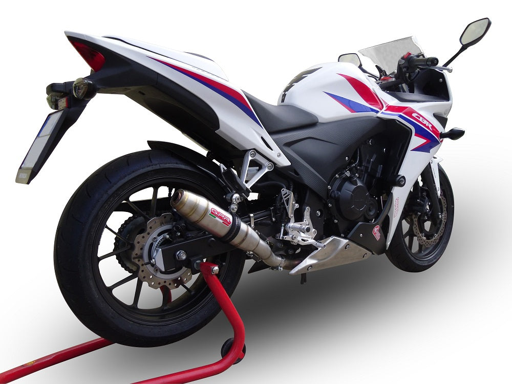 Honda CBR500R 2023-2024 Exhaust GPR Slip-on Deeptone Inox