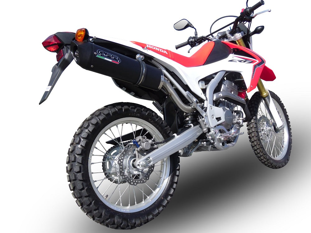 Honda CRF250L 2013-2016 Exhaust GPR Slip-on Furore Nero