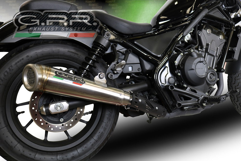 Honda Cmx 500 Rebel 2021-2023 Exhaust GPR Slip-on Powercone Evo