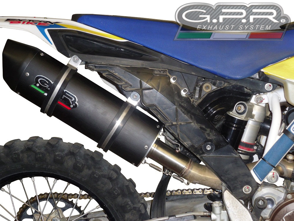 Husqvarna FE 350 2014-2016 Exhaust GPR Slip-on Furore Nero