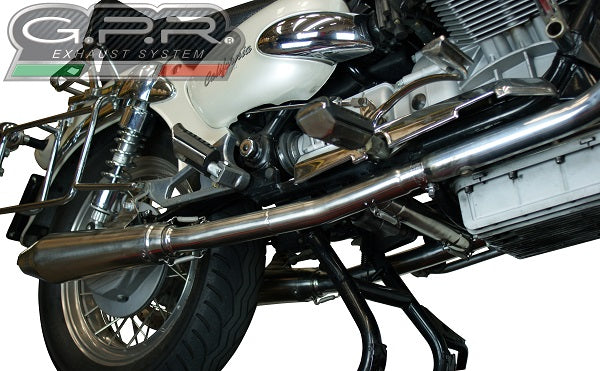 Moto Guzzi California 1100 2003-05 Exhaust GPR Double Slip-on Vintacone