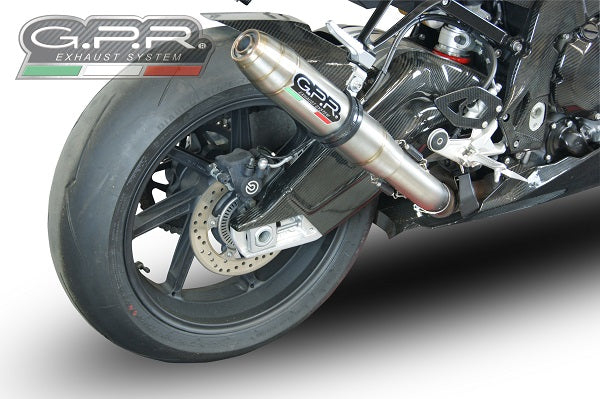 Bmw S1000RR - M 2015-2016 Exhaust GPR Slip-on Deeptone Inox