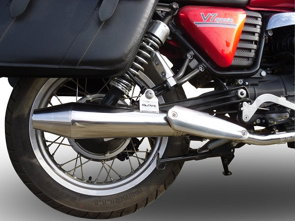 Moto Guzzi V7 (I-II)-St-Sp 2012-2016 Exhaust GPR Double Slip-on Vintacone
