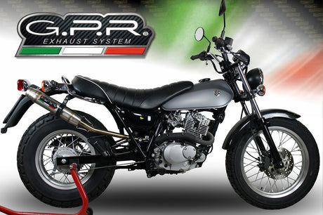 Suzuki Rv 200 Van Van 2016-2017  Exhaust GPR Slip-on Deeptone Inox