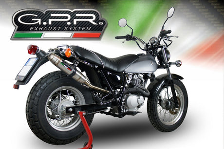 Suzuki Rv 200 Van Van 2016-2017  Exhaust GPR Slip-on Deeptone Inox