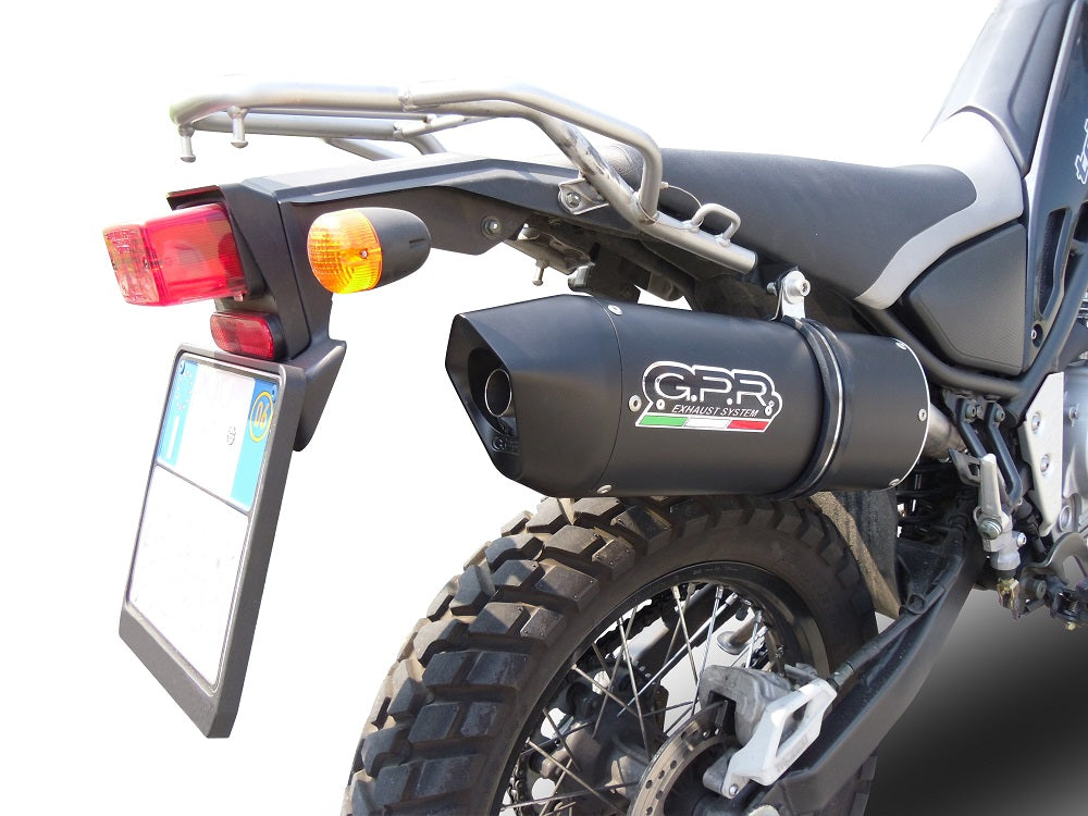 Yamaha Tricker 250 2005-2008 Exhaust GPR Full System Furore Nero