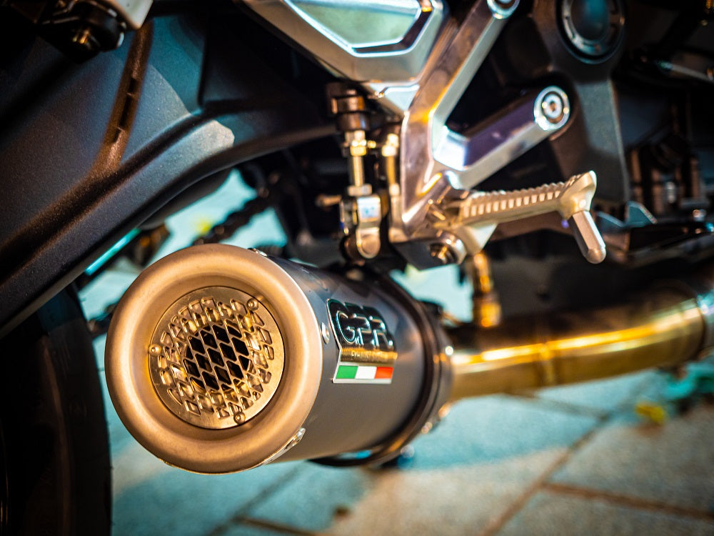 Triumph Trident 660 2021-2024 Exhaust GPR Full System M3 Black Titanium