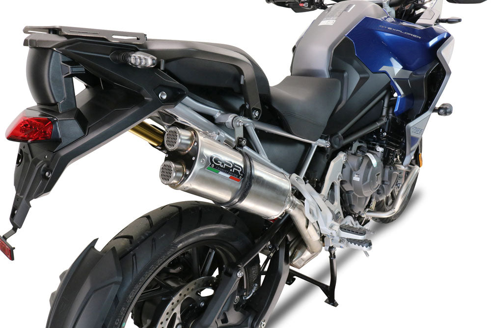 Triumph Tiger 1200 Gt - Rally 2022-2024 Exhaust GPR Slip-on Dual Inox