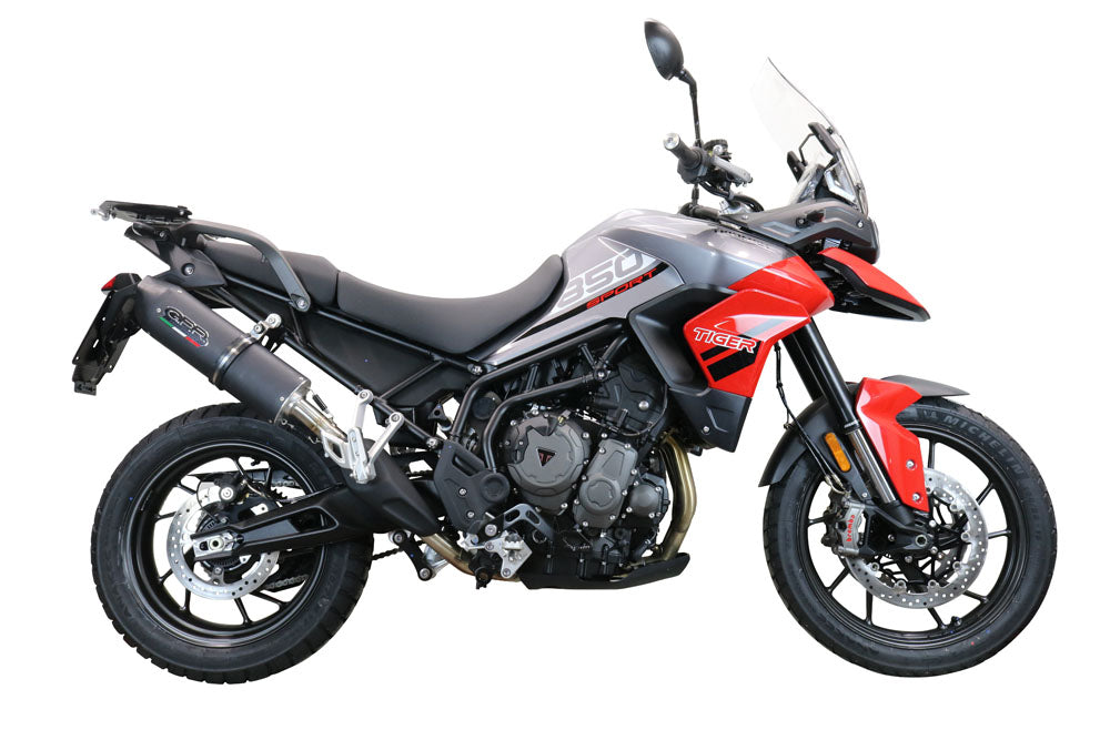 Triumph Tiger 850 Sport 2020-2024 Exhaust GPR Slip-on Furore Evo4 Nero