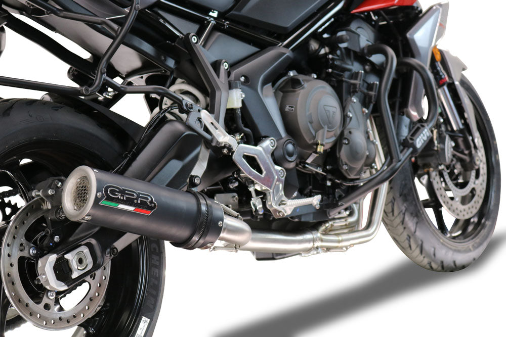 Triumph Tiger Sport 660 2022-2024 Exhaust GPR Full System M3 Black Titanium