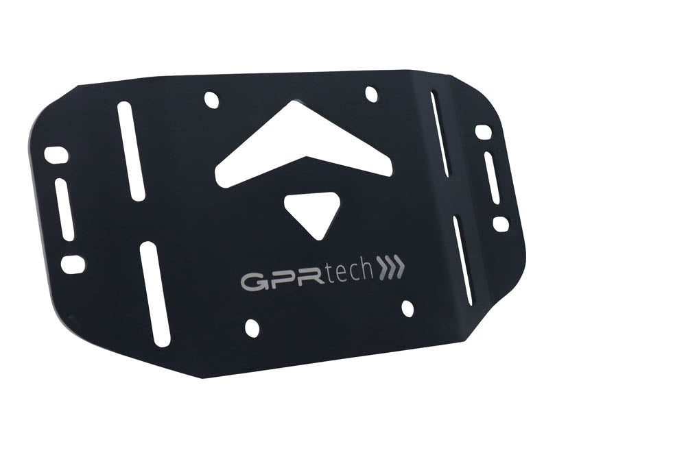 Kawasaki Versys 1000 I.E. 2015-2016 GPR Tech 45L Aluminum Top Case, Silver with Mounting Plate