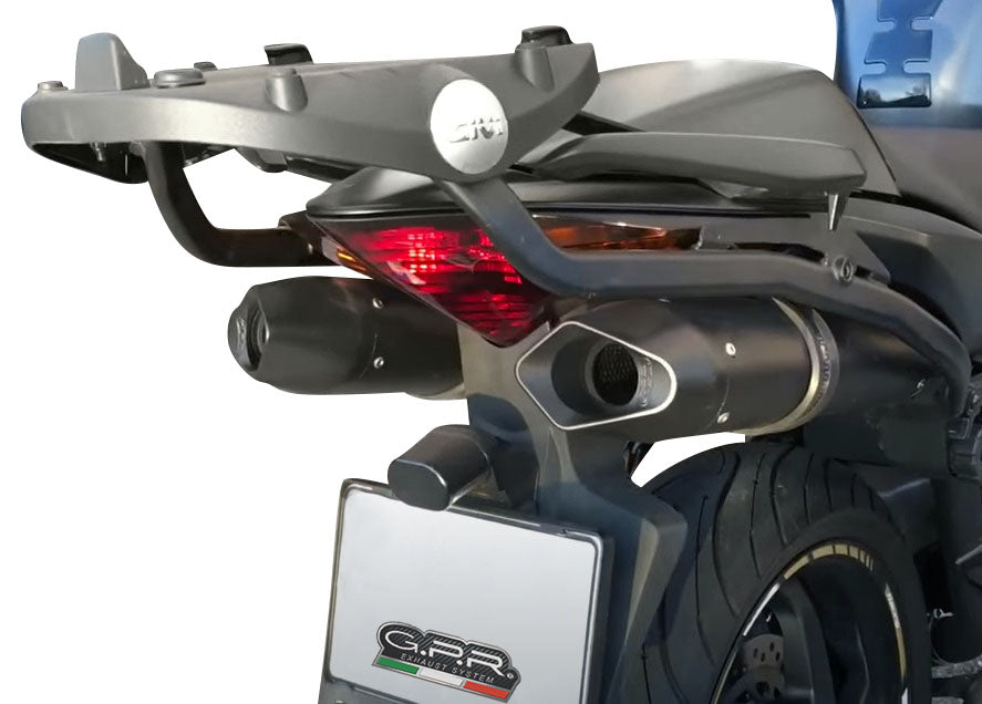 Honda Vfr 800 V-Tec 2002-2013 Exhaust GPR Double Slip-on Furore Nero