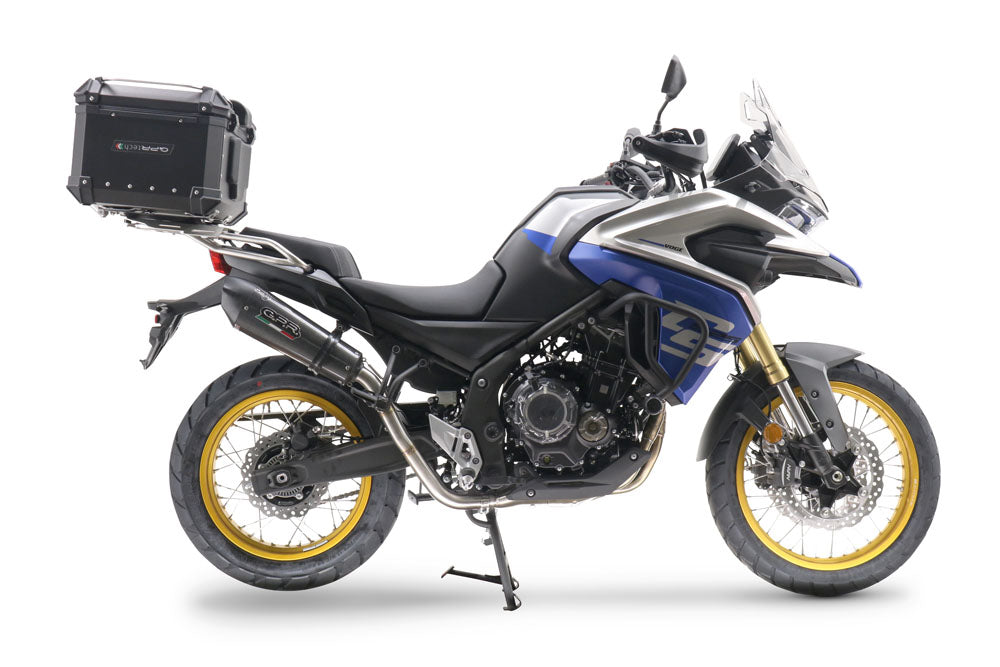 Voge Valico 525 Dsx 2023-2024 GPR Tech 45L Aluminum Top Case, Black with Mounting Plate