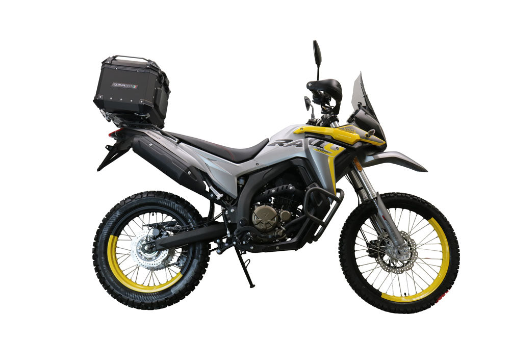 Voge Valico 300 Rally 2022-2023 GPR Tech 35L Aluminum Top Case, Black with Mounting Plate