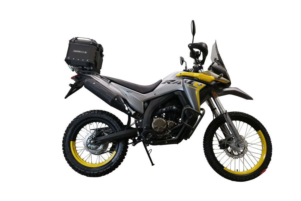 Voge Valico 300 Rally 2022-2023 GPR Tech 26L Aluminum Top Case, Black with Mounting Plate