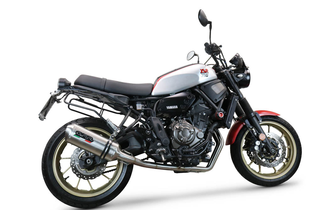 Yamaha Xsr 700 2021-2024 Exhaust GPR Full System Satinox