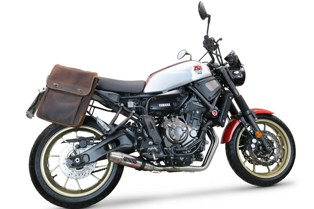 Yamaha Xsr 700 2021-2024 Exhaust GPR Full System Deeptone Inox