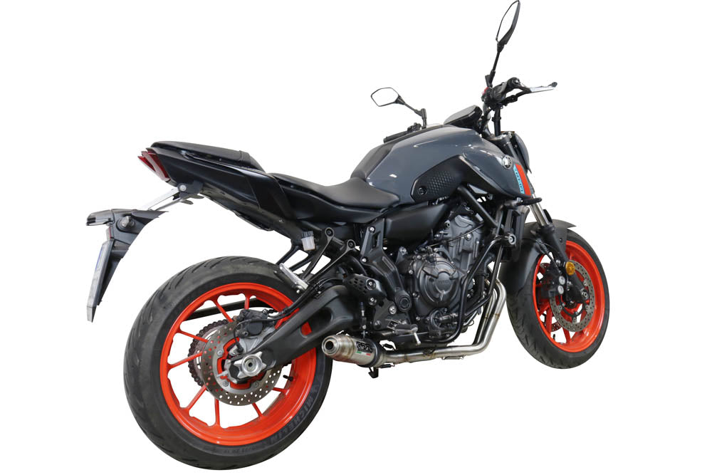 Yamaha Mt-07 2021-2024 Exhaust GPR Full System Deeptone Inox