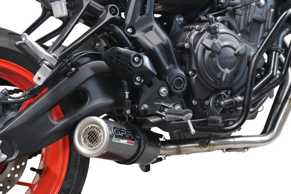 Yamaha Mt-07 2021-2024 Exhaust GPR Full System M3 Poppy