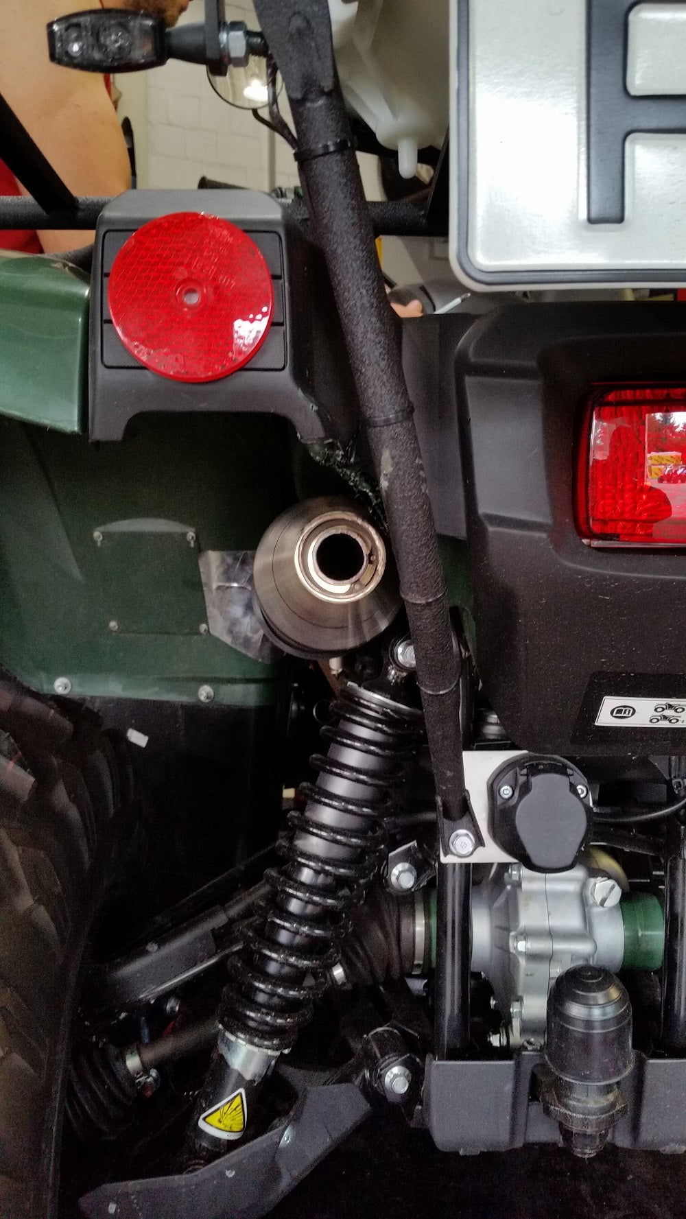 Yamaha Grizzly 550 700, Kodiak 700 2007-2024 Exhaust, GPR Deeptone Slip-On with Removable DB Killer, Link Pipe