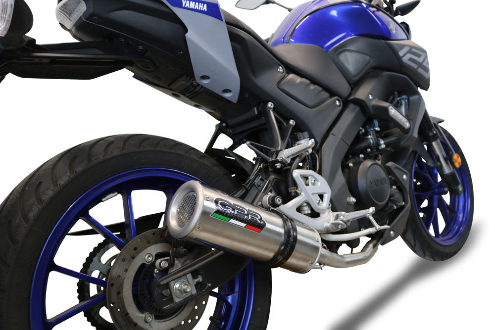 Yamaha Mt 125 2020 Exhaust GPR Full System M3 Inox