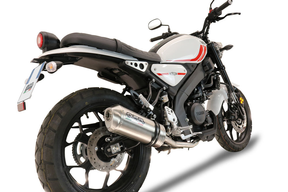 Yamaha XSR 125 2021-2024 Exhaust GPR Full System Satinox